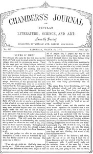 Chambers's Journal of Popular Literature, Science, and Art, No. 692 by Various