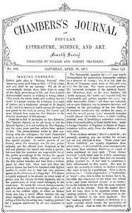 Chambers's Journal of Popular Literature, Science, and Art, No. 696 by Various