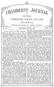 Chambers's Journal of Popular Literature, Science, and Art, No. 700 by Various