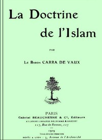 La doctrine de l'Islam by Bernard Carra de Vaux