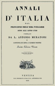 Annali d'Italia, vol. 4 by Lodovico Antonio Muratori