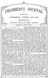 Chambers's Journal of Popular Literature, Science, and Art, No. 704 by Various