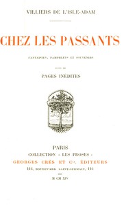 Chez les passants: fantaisies, pamphlets et souvenirs. Suivi de pages inédites