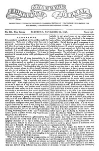 Chambers's Edinburgh Journal, No. 306 by Various