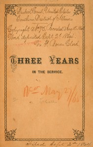 Three Years in the Service by D. McCall