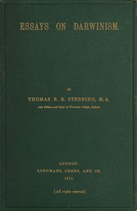 Essays on Darwinism by Thomas Roscoe Rede Stebbing