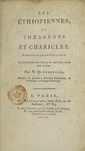 Les Éthiopiennes, ou Théagènes et Chariclée, tomes 1-3 by of Emesa Heliodorus