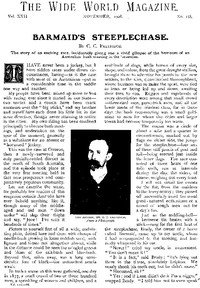 The Wide World Magazine, Vol. 22, No. 128, November, 1908 by Various