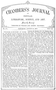 Chambers's Journal of Popular Literature, Science, and Art, No. 711, August 11,