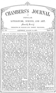 Chambers's Journal of Popular Literature, Science, and Art, No. 712 by Various