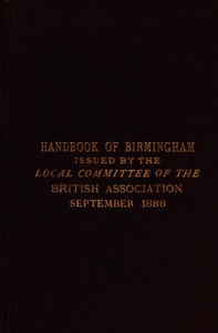 Handbook of Birmingham by British Association for the Advancement of Science