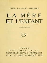 La mère et l'enfant by Charles-Louis Philippe