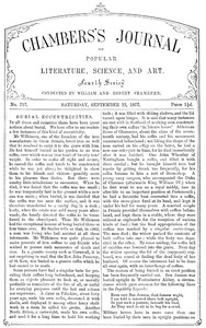 Chambers's Journal of Popular Literature, Science, and Art, No. 717, September