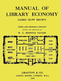 Manual of Library Economy by James Duff Brown and W. C. Berwick Sayers