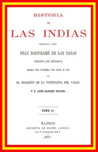 Historia de las Indias (vol. 2 de 5) by Bartolomé de las Casas