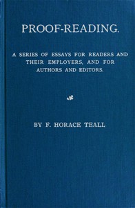 Proof-Reading by F. Horace Teall