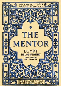 The Mentor: Egypt, the Land of Mystery, Serial No. 42 by Dwight L. Elmendorf