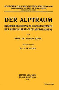 Der Alptraum in seiner Beziehung zu gewissen Formen des mittelalterlichen