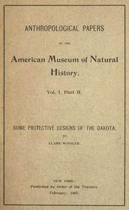 Some Protective Designs of the Dakota by Clark Wissler