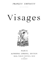 Visages by Francis Chevassu