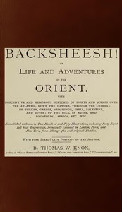 The Story Teller of the Desert—"Backsheesh!" by Thomas Wallace Knox