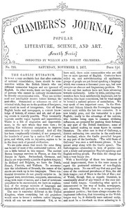 Chambers's Journal of Popular Literature, Science, and Art, No. 723 by Various