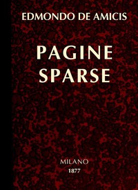 Pagine sparse by Edmondo De Amicis