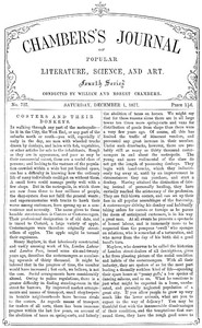 Chambers's Journal of Popular Literature, Science, and Art, No. 727, December 1,