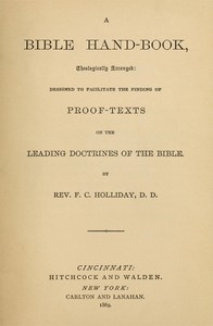 A Bible Hand-Book by F. C. Holliday