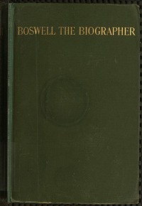 Boswell the Biographer by George Mallory