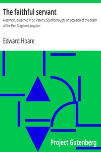 The faithful servant by Edward Hoare