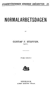 Normalarbetsdagen by Gustaf Fredrik Steffen