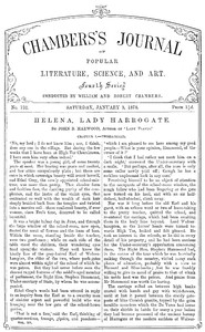 Chambers's Journal of Popular Literature, Science, and Art, No. 732 by Various