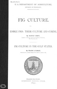 Fig Culture by F. S. Earle and Gustavus A. Eisen