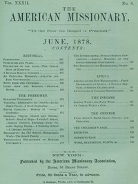 The American Missionary — Volume 32, No. 06, June, 1878 by Various