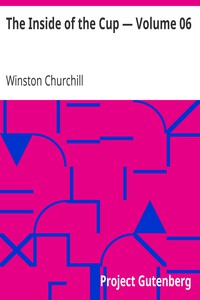 The Inside of the Cup — Volume 06 by Winston Churchill