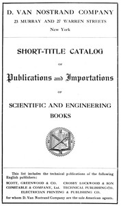 Short-Title Catalog of Publications and Importations of Scientific and