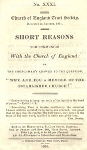 Short Reasons for Communion with the Church of England by Thomas Tregenna Biddulph