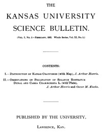 The Kansas University Science Bulletin (Vol. I, No. 1) by Various