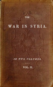 The War in Syria, Volume 2 (of 2) by Charles Napier