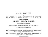 Catalogue of Practical and Scientific Books by Henry Carey Baird &amp; Co.