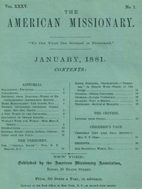 The American Missionary — Volume 35, No. 1, January, 1881 by Various