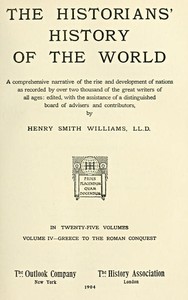 The Historians' History of the World in Twenty-Five Volumes, Volume 04 by Williams