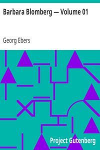 Barbara Blomberg — Volume 01 by Georg Ebers