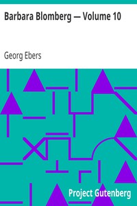 Barbara Blomberg — Volume 10 by Georg Ebers