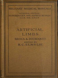 Artificial Limbs by Auguste Broca and Charles Ducroquet