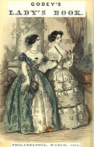 Godey's Lady's Book, Philadelphia, Volume 48, March, 1854 by Various