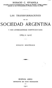 Las transformaciones de la sociedad argentina y sus consecuencias