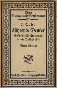 Führende Denker: Geschichtliche Einleitung in die Philosophie by Jonas Cohn