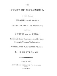 The Study of Astronomy, adapted to the capacities of youth by Stedman